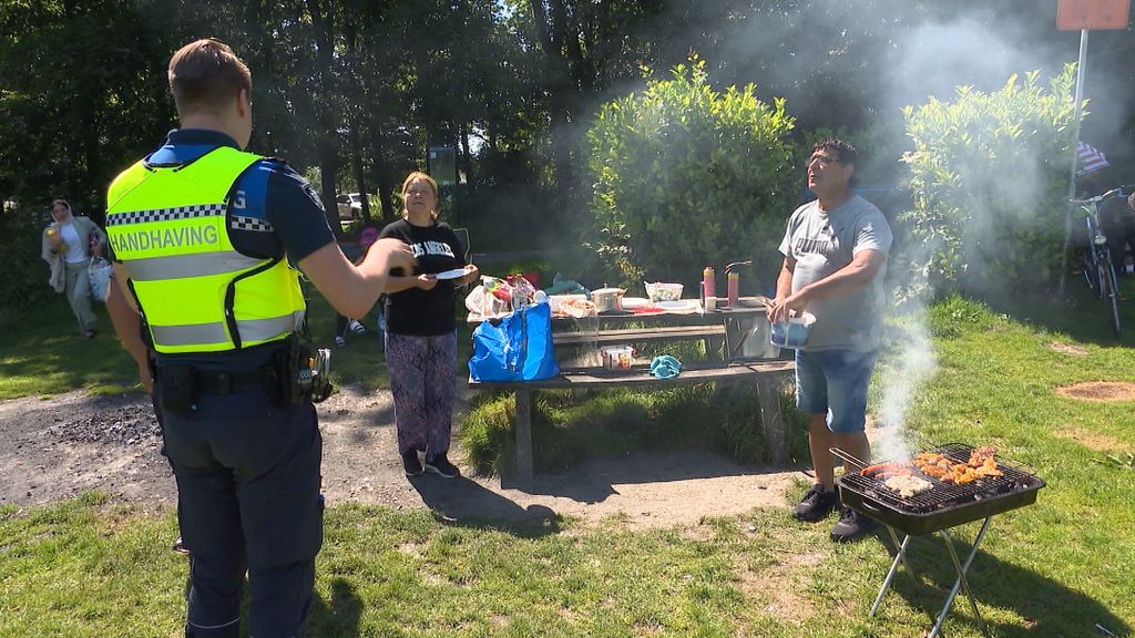 住民は公園でのバーベキューに不満を訴える