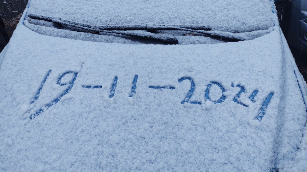 Brrrr! Eerste sneeuw gevallen