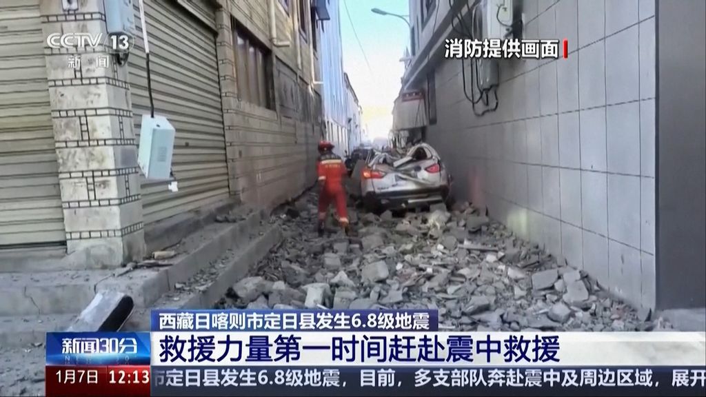 チベットの大地震で数十人死亡