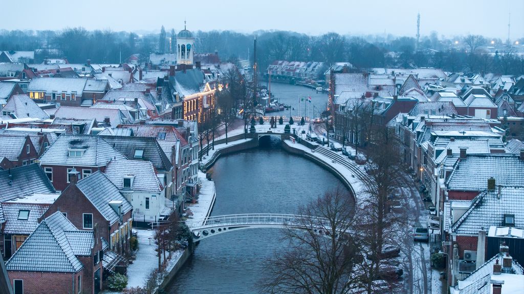 Sneeuw gevallen in Noord-Nederland, geen grote problemen in het verkeer