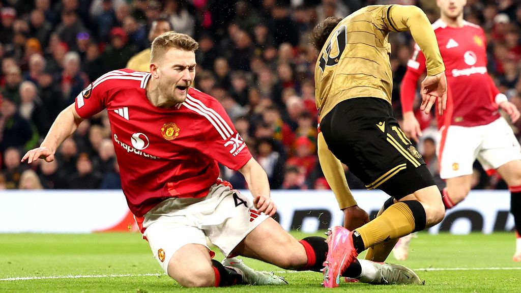 Manchester United door in Europa League, ondanks door De Ligt veroorzaakte penalty