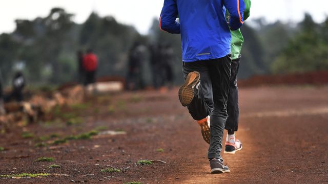 A football in mid-air, symbolizing the potential of smart ball technology.