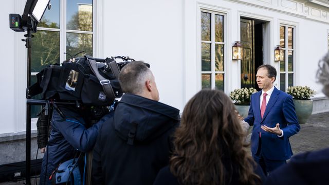 Deputy Prime Minister Van Hijum (NSC) at teh Catshuis (archive)