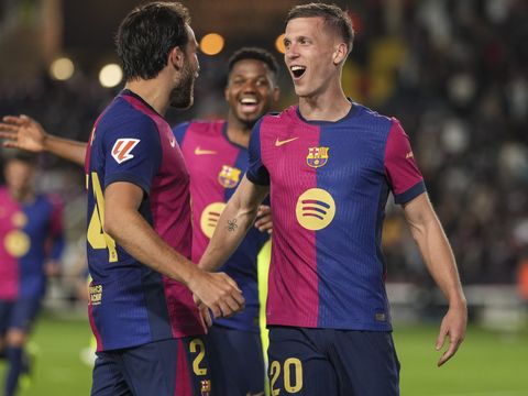 Dani Olmo scores against Mallorca