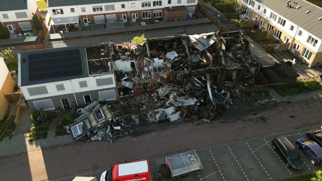 Forensisch onderzoek bij huizenblok Didam na grote brand