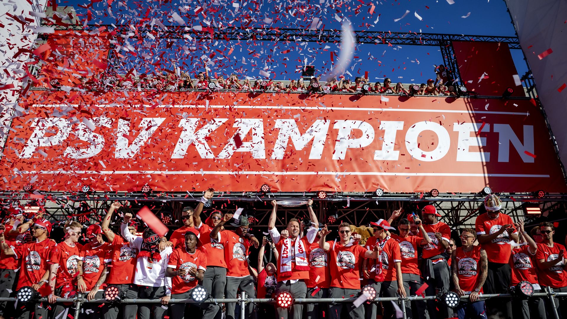 PSV Eindhoven Title Celebration at Philips Stadium