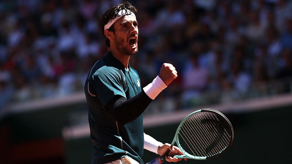 Lorenzo Musetti at the French Open