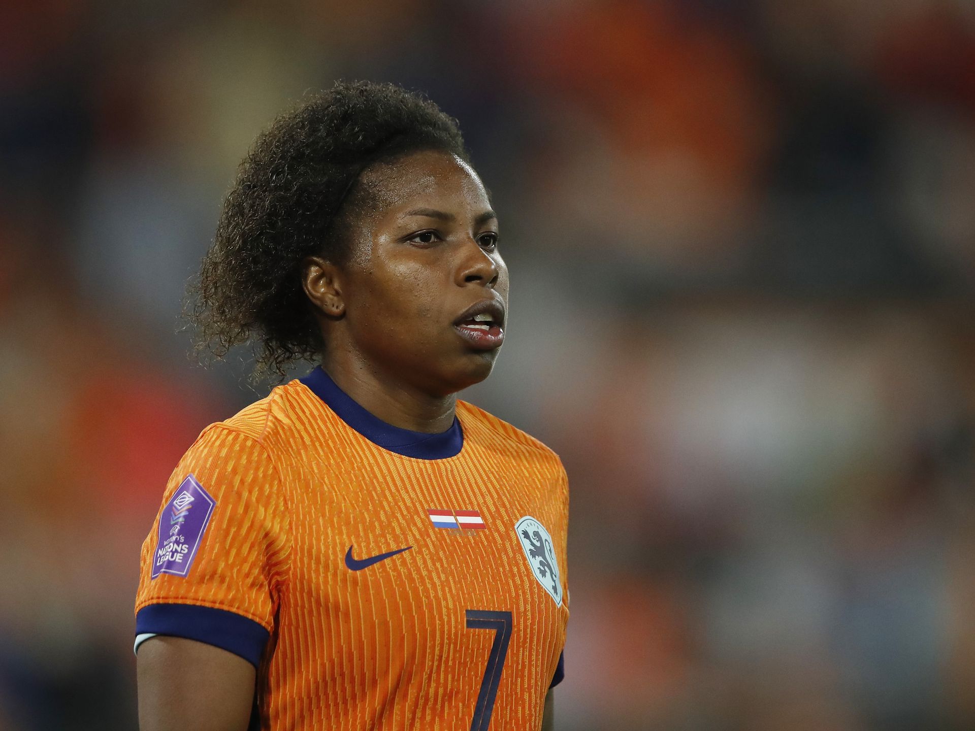 Lineth Beerensteyn in action for the Netherlands