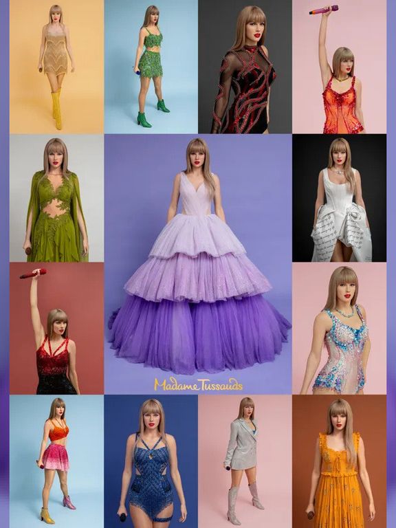 13 nieuwe levensechte beelden van Taylor Swift in musea