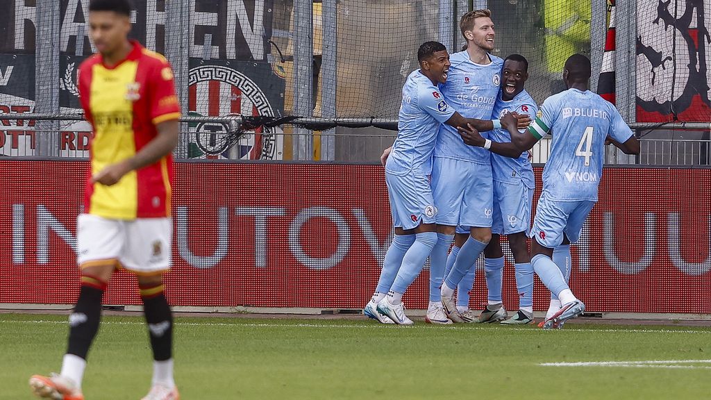 Sparta wint ruim bij Go Ahead, met Lauritsen en Drommel als uitblinkers