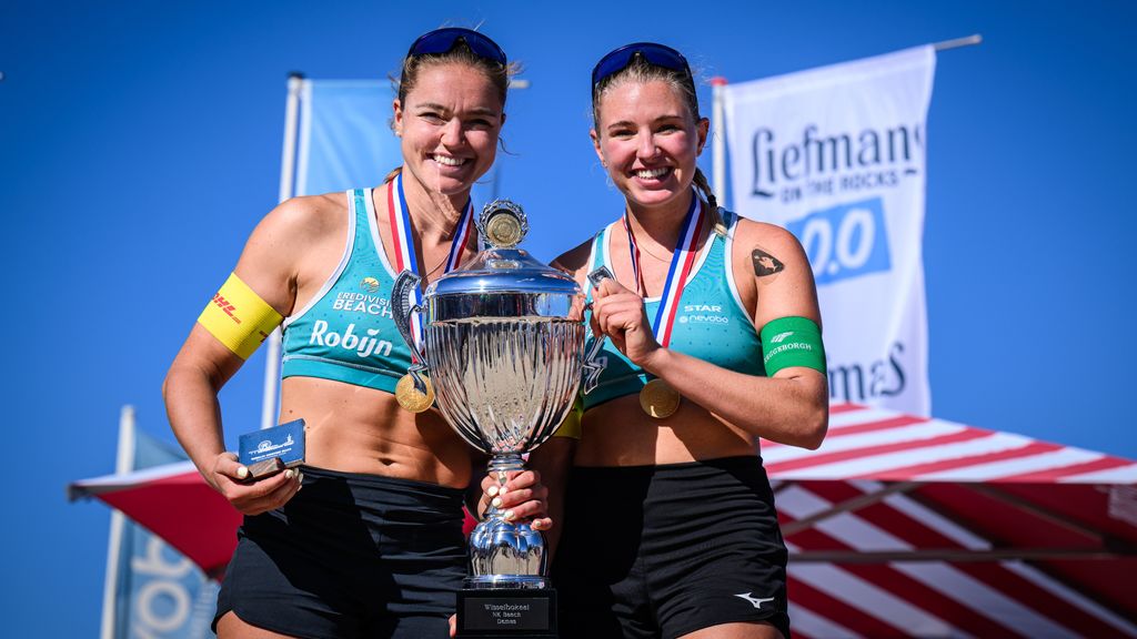 NK beachvolleybal: Boermans/De Groot en Bekhuis/Van Driel pakken goud