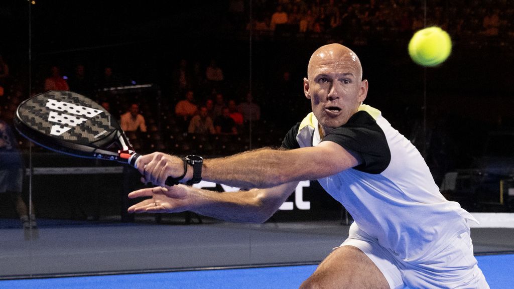 Profdebuut voor Robben als padelspeler, speelt direct tegen beste van Nederland