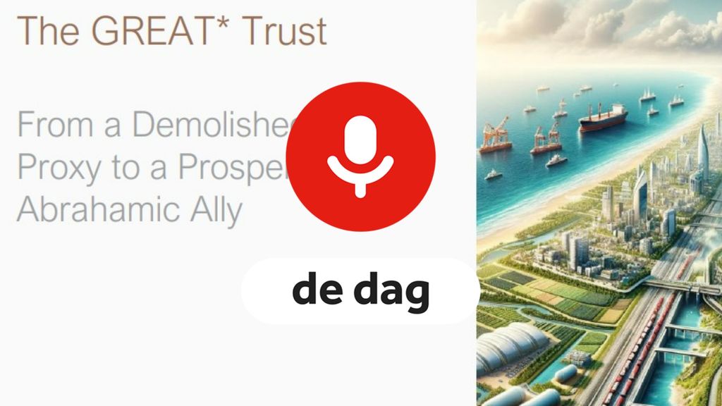 Podcast De Dag: Plan na Gaze w rękach Trumpa