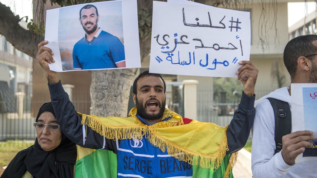 Nasser Zefzafi po raz pierwszy publicznie od aresztowania w 2017 roku