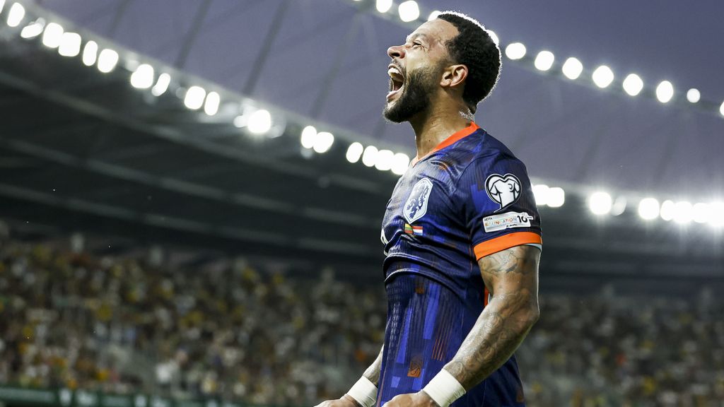 Topscorer aller tijden Depay behoedt Oranje voor blamage: nipte zege in Litouwen
