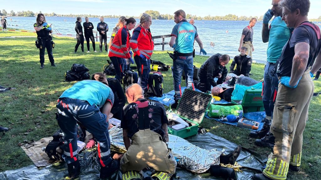 Prawdziwa akcja ratunkowa nurków w Almere