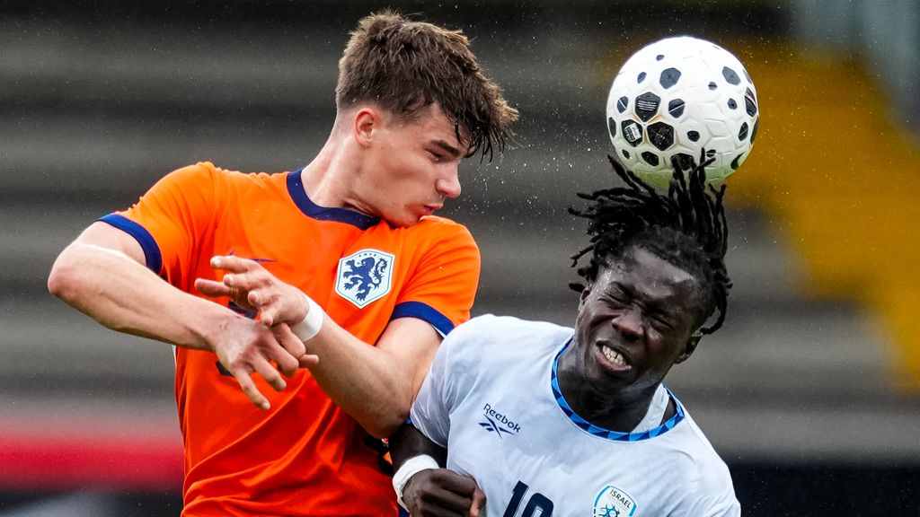 Jong Oranje in leeg stadion niet langs Israël bij aftrap EK-kwalificatie