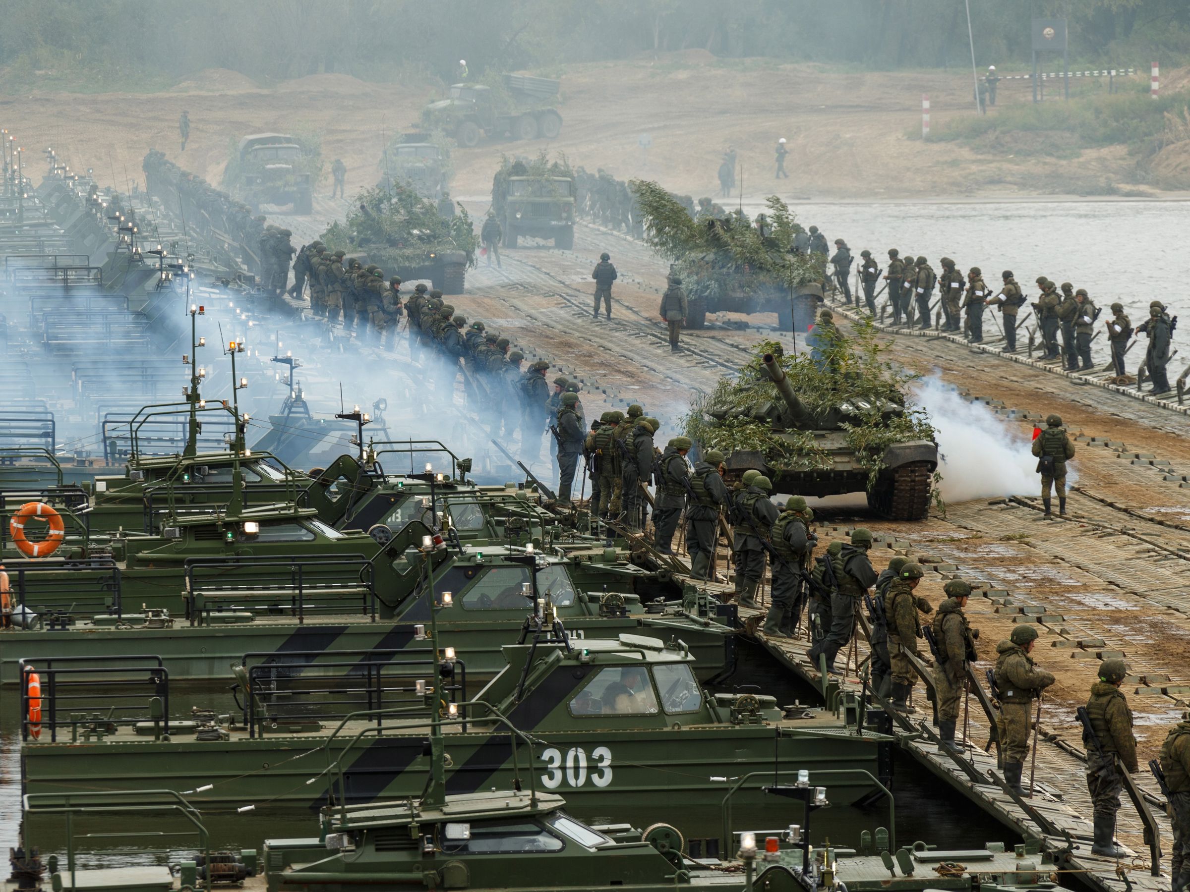 Grote militaire oefening Rusland en Belarus, Poolse grens met Belarus  gesloten