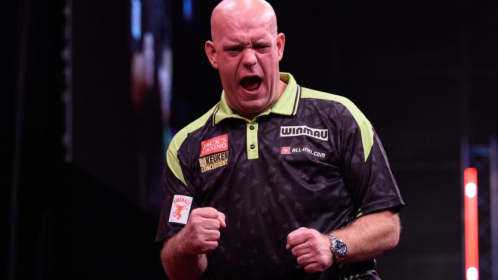 Van Gerwen w ćwierćfinałach World Series, Van Barneveld odpada