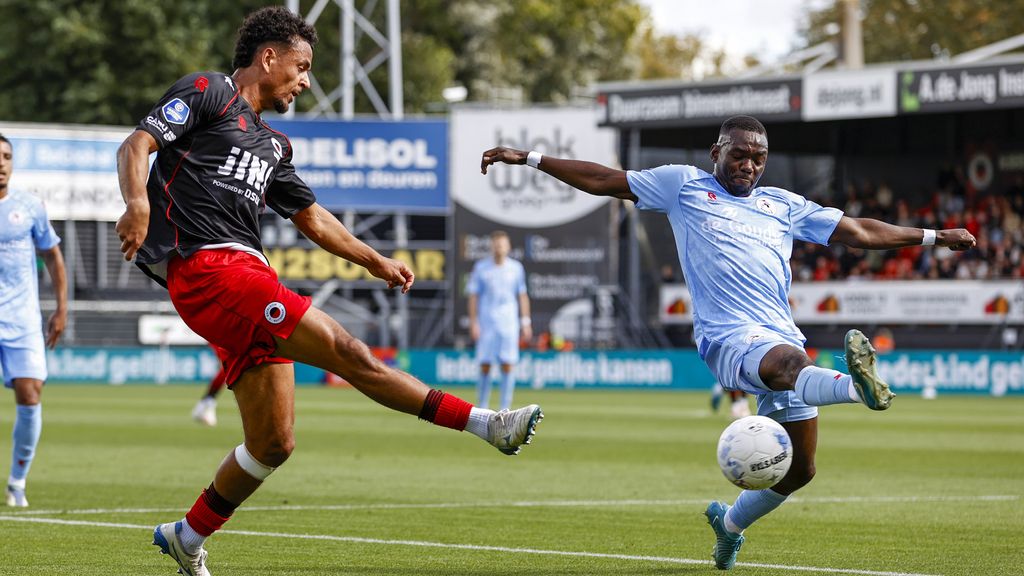 Sparta pakt in blessuretijd volle buit in saaie derby tegen Excelsior