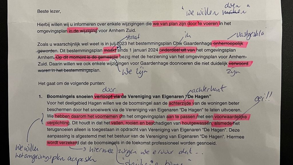 Arnhemmers mogą kontynuować zwrot niejasnych pism do urzędów