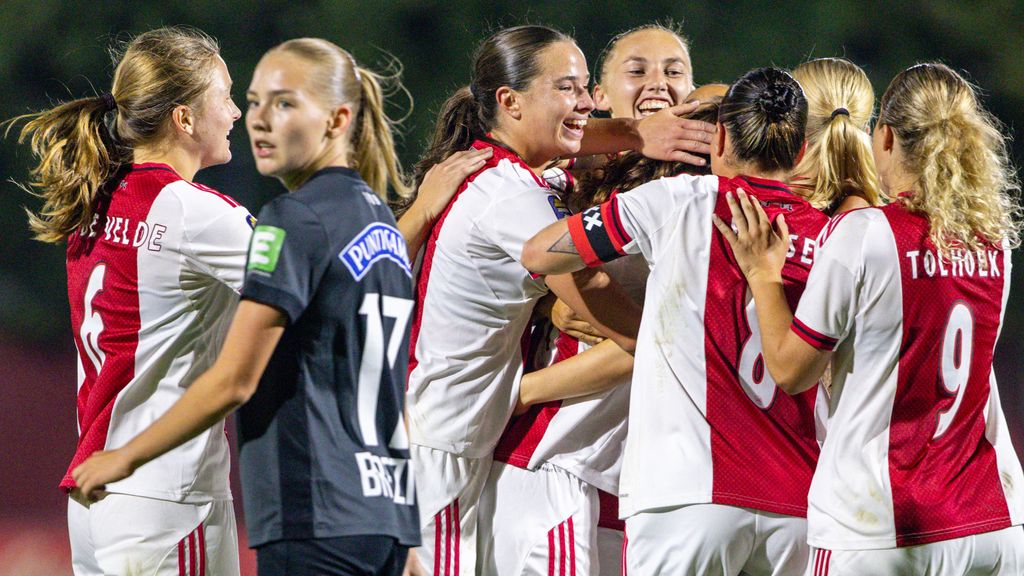 Ajax-vrouwen weer te sterk voor Graz, door naar laatste voorronde Europa Cup