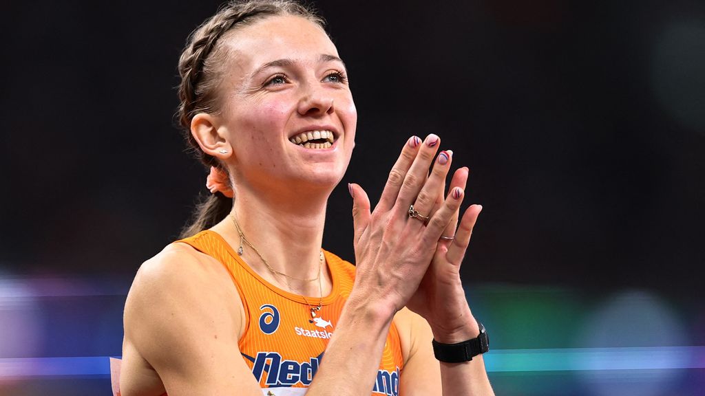 Femke Bol z dumą świętuje drugi tytuł mistrza świata!