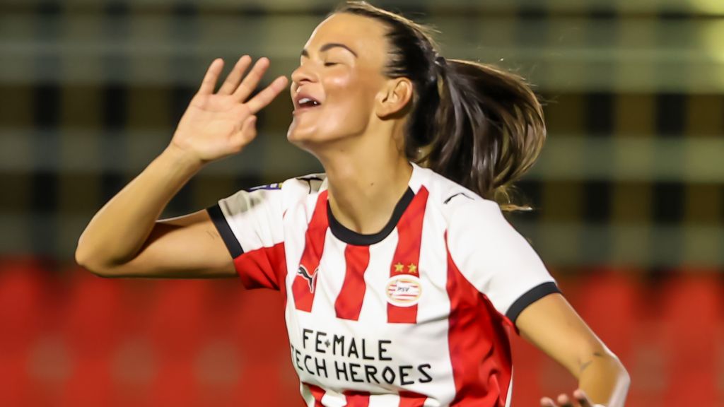 PSV-vrouwen 'kruipen omhoog' op eredivisieladder, met trefzekere Xhemaili in de spits
