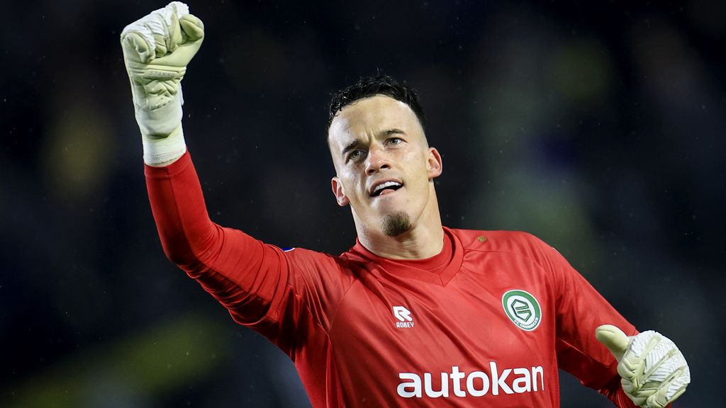 Groningen wint in Breda dankzij assist doelman Vaessen en streep De Jonge