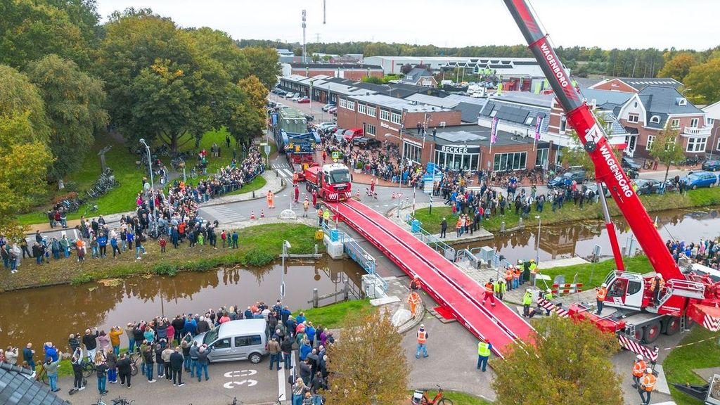Foto: Tennet wil toeschouwers beter op afstand houden bij megatransport