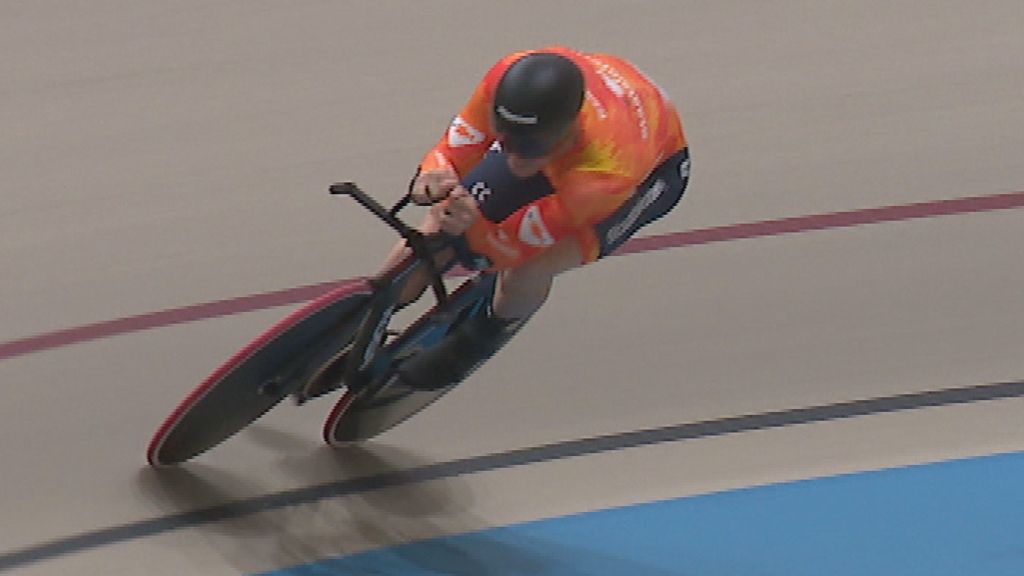 Lavreysen razendsnel in kwalificatie kilometer op WK, derde tijd Hoogland