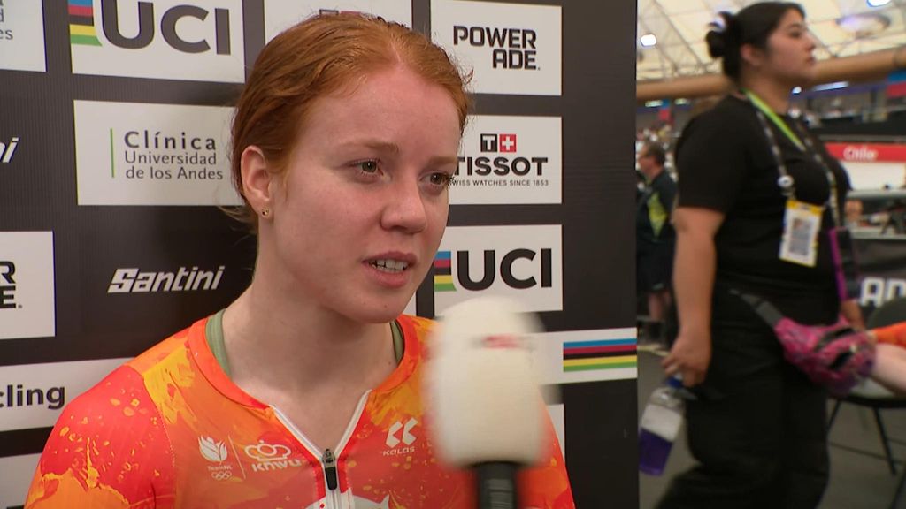 Van de Wouw mist keirinfinale: 'Met zulke goede benen moet je niet ingesloten raken'