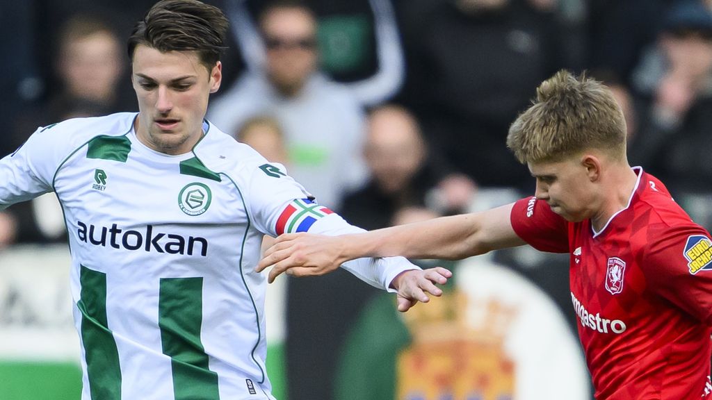 Groningen legt Twente lang op de pijnbank, maar wint niet na spannende tweede helft