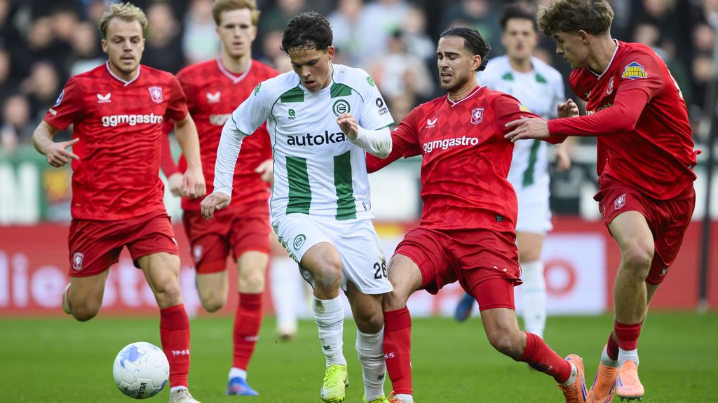 Groningen legt Twente lang op de pijnbank, maar wint niet na spannende tweede helft