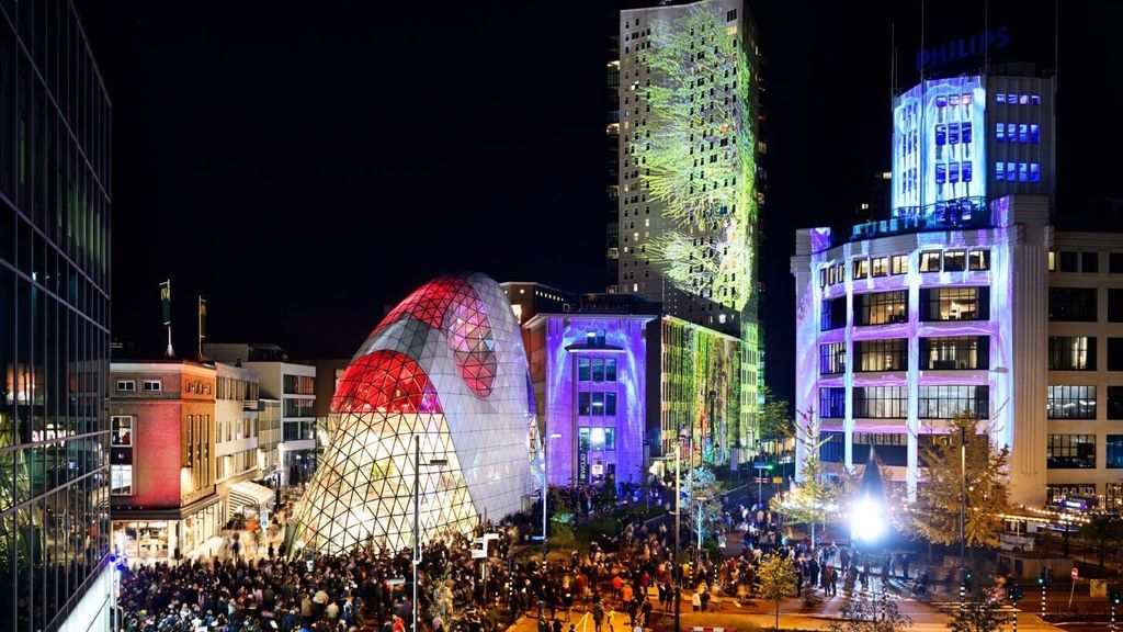 Lichtfestival Glow in Eindhoven bestaat 20 jaar: 'Licht verbindt'