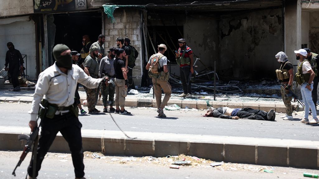 Foto: Syrische militairen en geheimagenten opgepakt voor geweld in Sweida