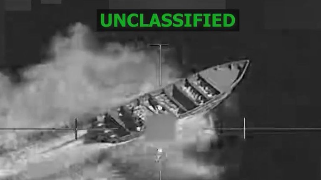 Foto: Amerikaanse leger doodt drie mannen bij nieuwe aanval op vermeende drugsboot