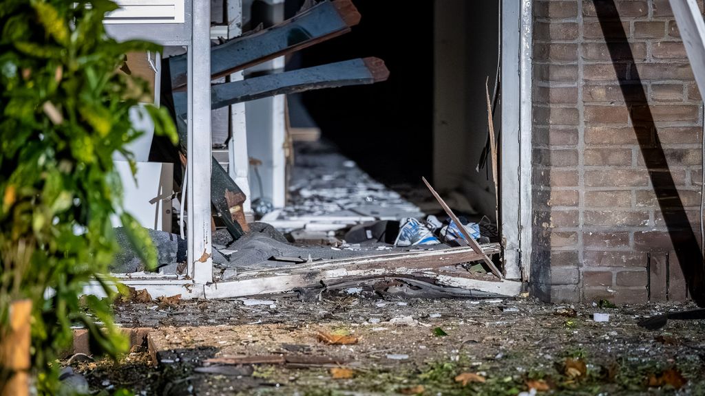Foto: Opnieuw een explosie bij woning in Hillegom, derde in week tijd