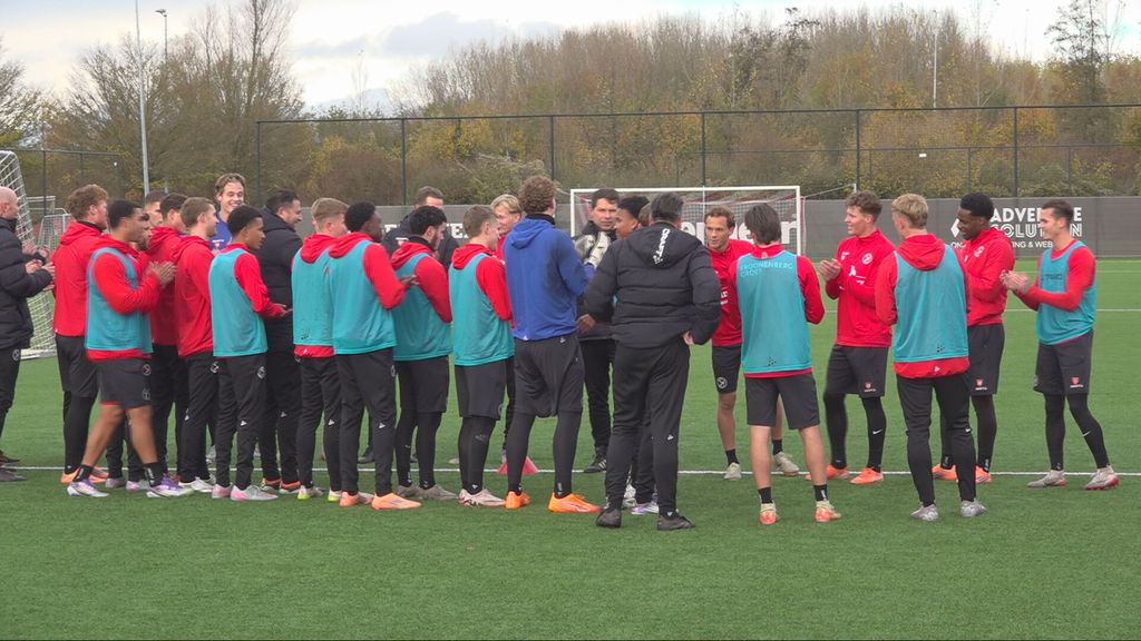 Heldenonthaal Providence in Almere na plaatsing voor WK