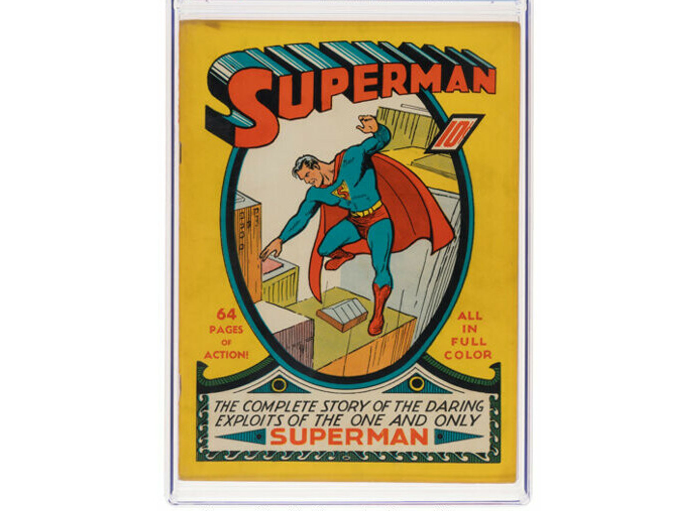 Bijna 8 miljoen voor Superman-strip op zolder van overleden moeder