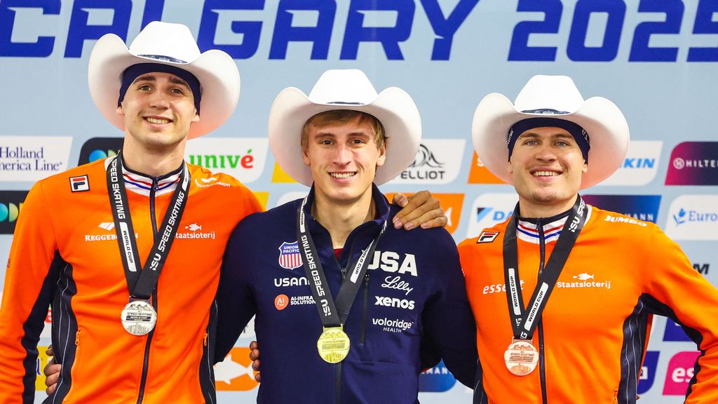 Stolz verslaat De Boo nipt op spectaculaire 1.000 meter, Wennemars derde in Calgary
