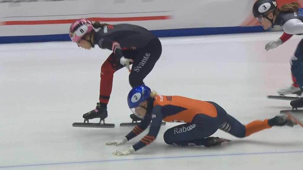 Valpartijen Xandra Velzeboer en Van 't Wout, goud voor aflossingsploeg