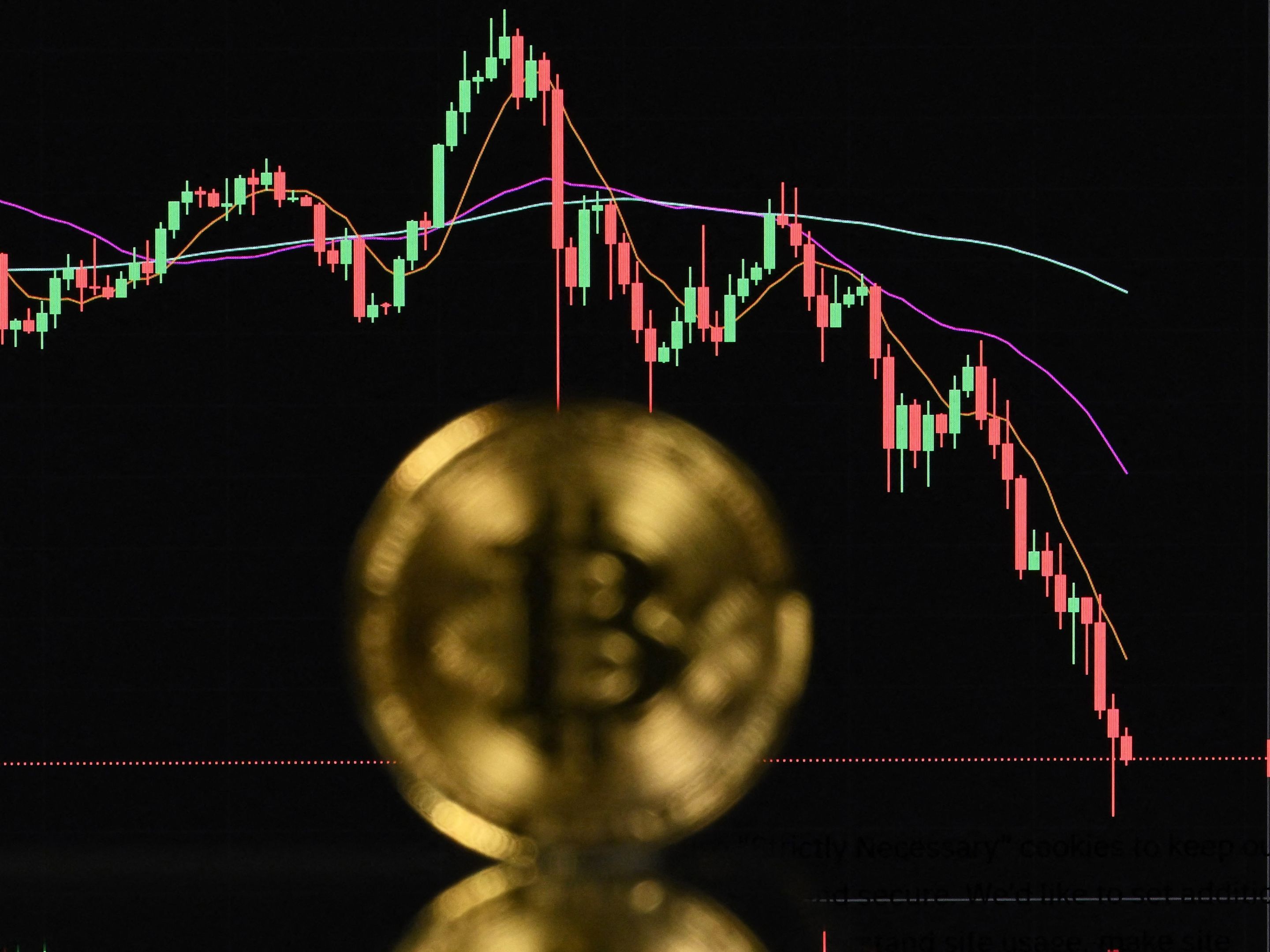 Bitcoin staat na recordstand op verlies en levert meer dan zijn jaarwinst in