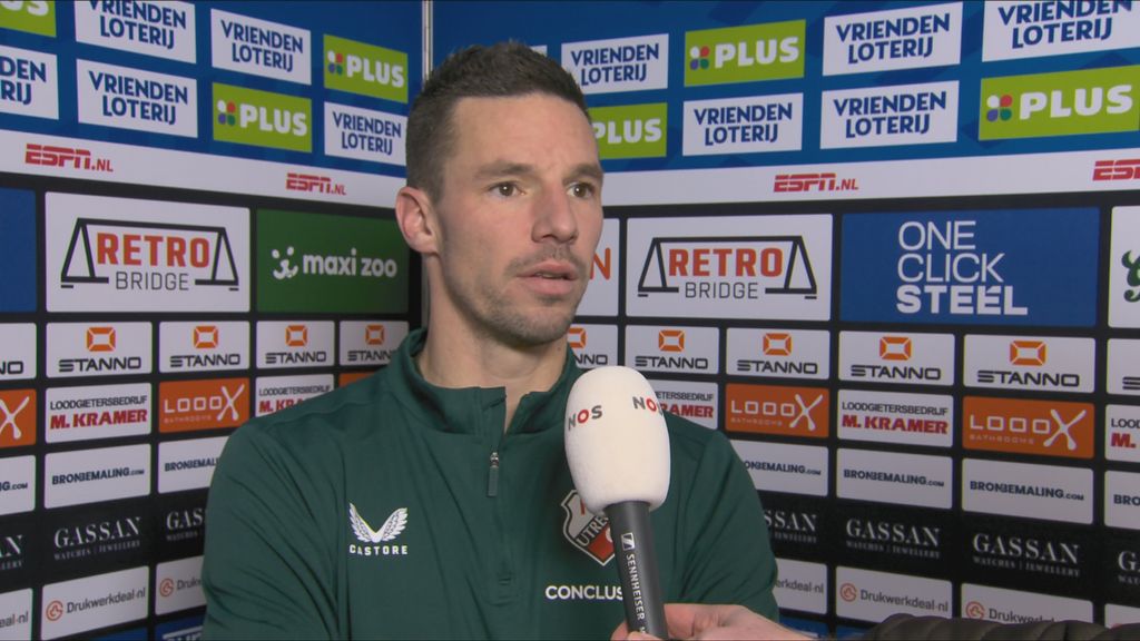 Aanvoerder Viergever boos op Utrecht na gelijkspel: 'Er was niks aan de hand'