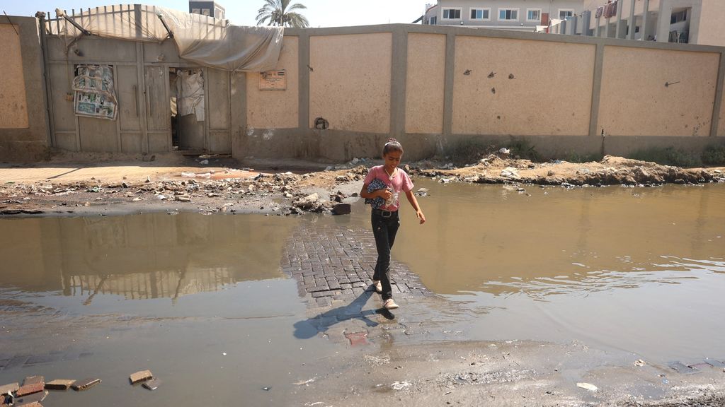 Zorgen over gebrek sanitaire voorzieningen Gaza: ‘Dit is geen leven’