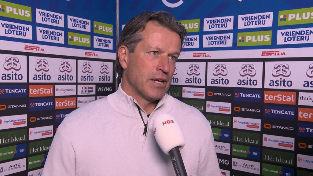 Faber na debuut als Heracles-coach: 'Was niet makkelijk, groot compliment aan spelers'