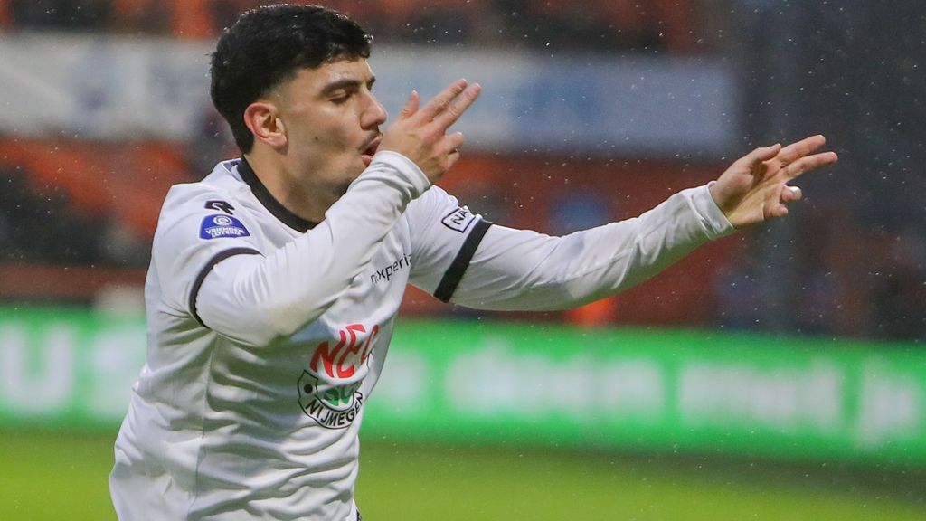 NEC boekt toch zijn vierde eredivisiezege op rij, na knotsgekke slotfase in Volendam