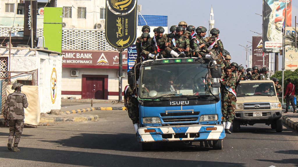 Foto: Jemenitische STC claimt inname havenstad Aden in Zuid-Jemen na opmars
