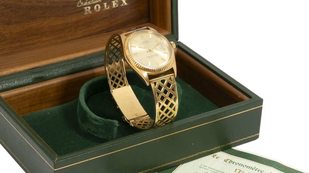 Foto: Op maat gemaakte Rolex van prins Bernhard geveild voor 180.000 euro