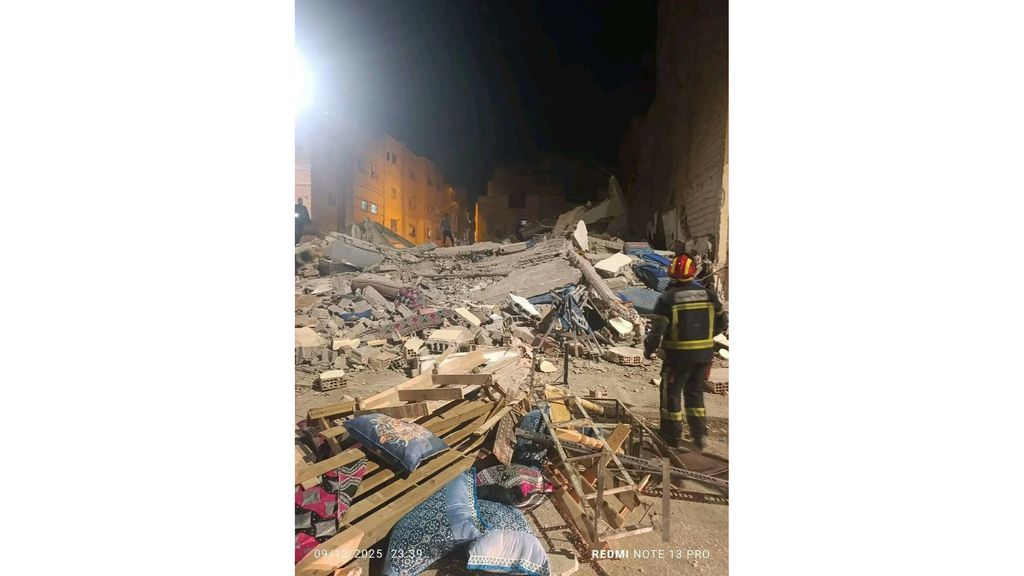 Foto: Doden en gewonden na instorting van appartementengebouwen in Marokko